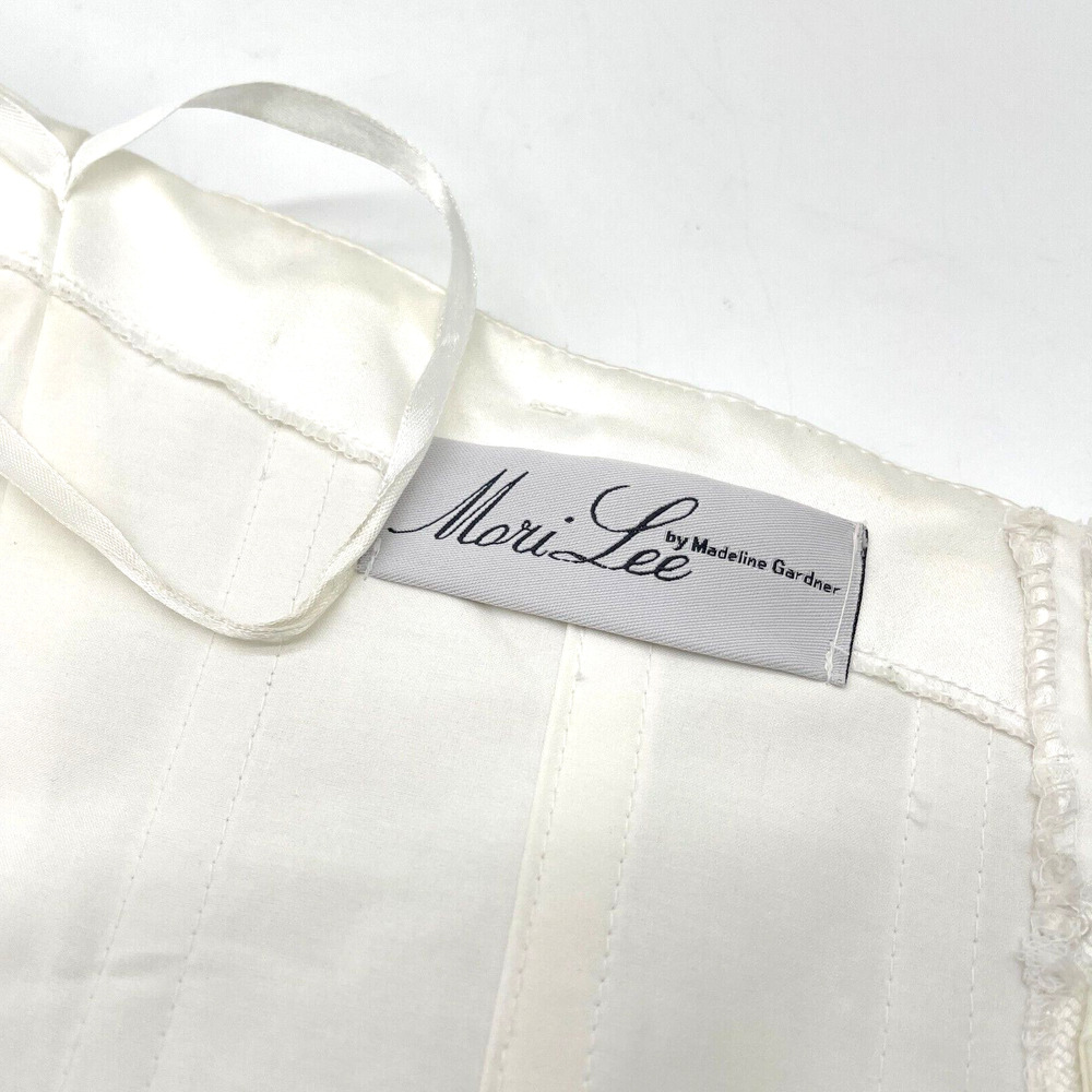 MoriLee by Madeline Gardner Womens Dress Size 4 Bridal Princess Cocktail Wedding - Picture 10 of 12